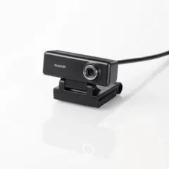 【美品】ELECOMエレコム WEBカメラ 高画質 マイク内蔵 即使用可