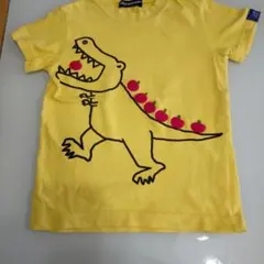 LITTLE BEAR CLUB 恐竜 りんご Tシャツ イエローのサムネイル