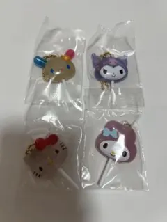 サンリオキャラクターズカラフルキャンディチャーム　４点セット