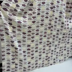 単衣 小紋 正絹 素敵なデザイン 広衿 着物 翼-524