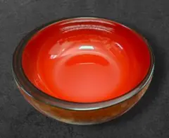 ✨️未使用✨️輪島塗　菓子鉢　米永　天然木漆器　日月鉢菓子器　茶道具