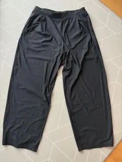 ウルトラストレッチエアリズムワイドパンツ XL ブラック
