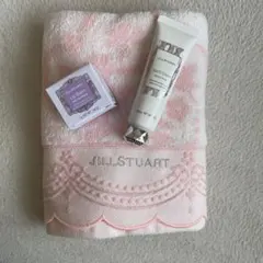 JILLSTUART ハンドクリーム、フェイスタオル2点セット　リップバームなし