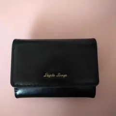 Legato Largo ブラック 三つ折財布