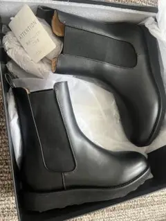 アンタイトル　黒　ブーツ　22.5cm