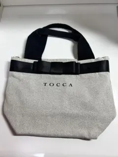 TOCCA トッカ リボン ミニトートバッグ ブラック　ファンケルノベルティ