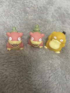 ポケモンキッズ　指人形　ヤドラン　コダック 3体セット