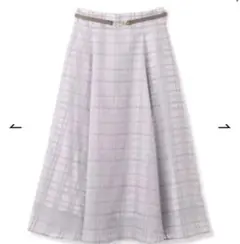 PROPORTION BODY DRESSINGシアーチェックマーメイドスカート