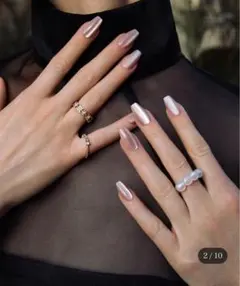 FINGER SUIT プレスオンネイルグルー 40個入り CANDID