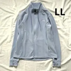 フィラ　ジャケットUVカット ストレッチ レディース　LL 水色　大きいサイズ