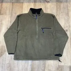 90s l.l.bean fleece pullover M