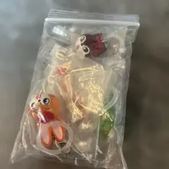 ガチャ　クッピーラムネ　めじるしアクセサリー　3個セット