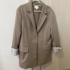 H&M ベージュ テーラードジャケット XS