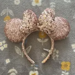 ミニーマウス耳カチューシャ ピンク