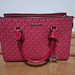 MICHAEL KORS レッド ショルダーバッグ
