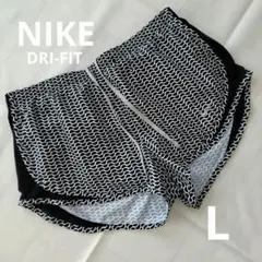 【NIKE】 波模様 ランニングパンツ レディース L