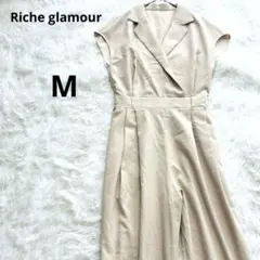 Riche glamour テーラードオールインワン ジャンプスーツ ワイド　M