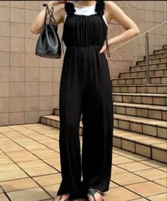 callautia ギャザーショルダーオールインワン　MT