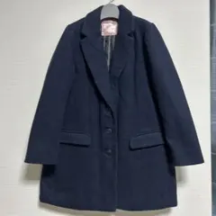 キッズ130サイズNavy チェスターコート   ネイビー