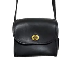 COACH オールドコーチ ショルダーバッグ ブラック　9018
