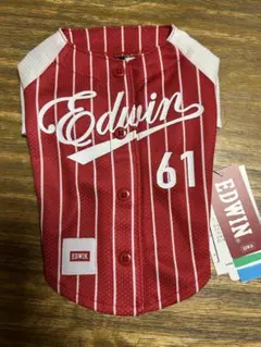EDWIN ベースボールシャツ Sサイズ レッドのサムネイル