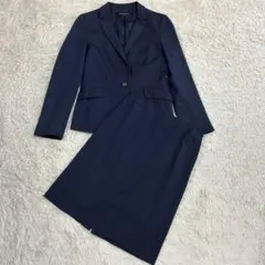 美品』Paul Stuart スカートスーツ上下 黒8 ステッチ ビジネス - メルカリ