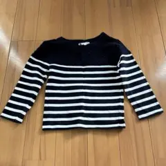 GLOBAL WORK 長袖 ボーダー S キッズ