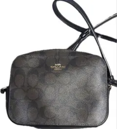 《専用》COACH ショルタバッグ シグネチャーダークブラウン