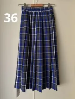 Sonny Label チェックプリーツイージースカート