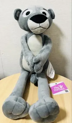 ピンクパンサー むぎゅっと超BIGぬいぐるみ グレー