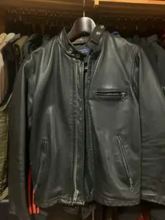 Schott製　Atomic garage シングルライダース 90s 34