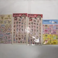 セリア クレヨンしんちゃん ポケモン シール 4枚セットのサムネイル