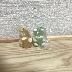 Milky Hug フェイクスイーツ マスコットボールチェーン あひる＆猫セット