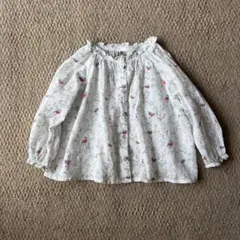 Bonton 12m 小鳥柄ブラウス