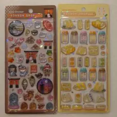 【正規品】 ボンボンドロップシール 和柄 たまごサンド 古都巡り