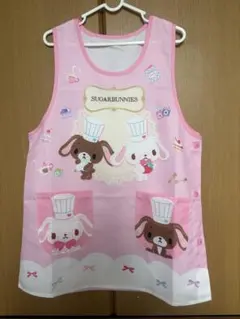 ♡新品♡シュガーバニーズ エプロン 3点 しろうさ くろうさ サンリオ 平成 ♡新品♡シュガーバニーズ エプロン 3点 しろうさ くろうさ サンリオ