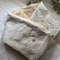 【マフラータイプ】skyful・tambourine ネックウォーマー ミナ生地 マフラータイプ】skyful・tambourine ネックウォーマー ミナ生地