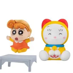 クレヨンしんちゃん フィギュア キャンプ　ひまわり　まちぼうけ　ドラミちゃん