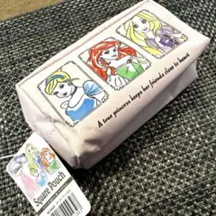 ディズニープリンセス スクエアポーチ