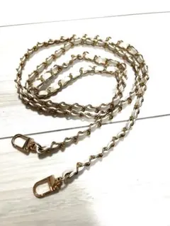 ✳︎セール＊【ホワイトゴールド】スマホ ショルダー ストラップ チェーン おしゃれ