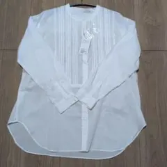 UNITED ARROWS ピンタック長袖ブラウス オフホワイトのサムネイル