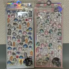 お化け　ミニ　オバケーヌ　うるちゅる　ドロップシール　ボンボン　立体　2枚セット