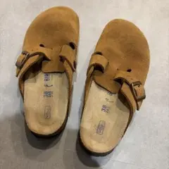 くうとむ様専用】 BIRKENSTOCK ボストン スエード ブラウン 37 - メルカリ
