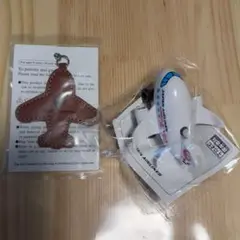 JAL ノベルティ くるっぴーA350 キーホルダー 2点