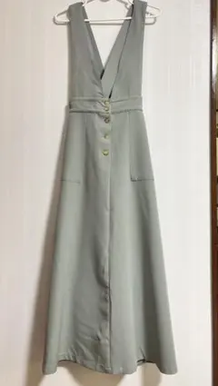 ワールド キャミワンピ ブルー