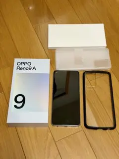 OPPO Reno9 A ホワイト 本体 画面割れあり - メルカリ
