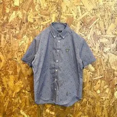 LYLE&SCOTT 半袖Tシャツ 総柄 マリン チェック柄 パープル メンズのサムネイル