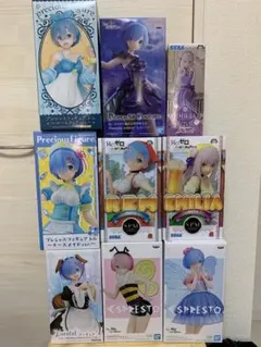 リゼロ　フィギュア　まとめ売り　9点セット