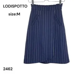 ロディスポット　LODISPOTTO スカート　ひざ丈　Ｍ　ストライプ　おしゃれのサムネイル