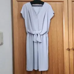 PROPORTION BODY DRESSING 薄紫 半袖ワンピース